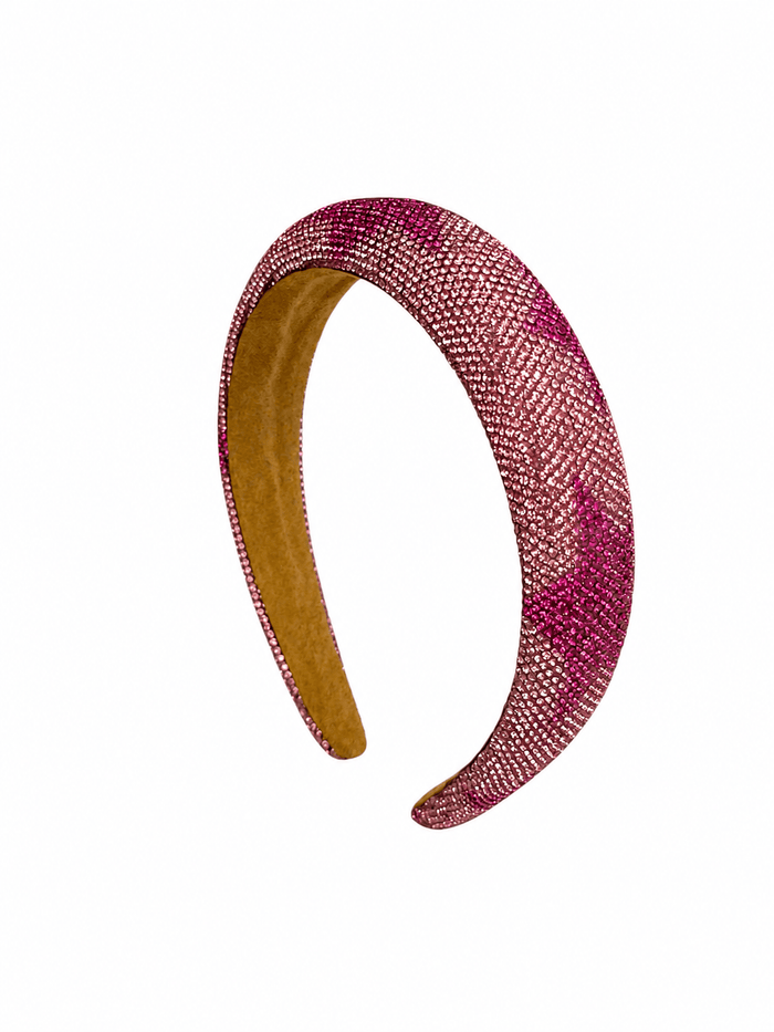 exclude-new-arriv Accessories Pink Crystal Stars Headband