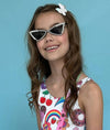 Lola + The Boys Accessories Crystal Wing Sunglasses