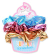 iScream Accessories Cupcake Scrunchie Set