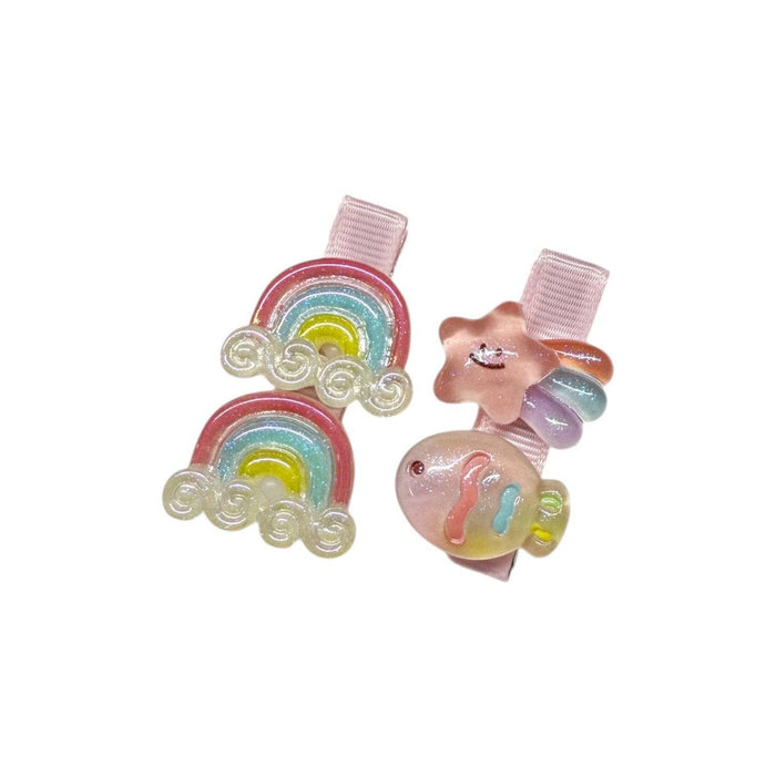Lola + The Boys Accessories Rainbow Clip Cutie Charm Clip
