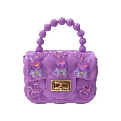Lola + The Boys Accessories Purple Cutie Charm Mini Purse