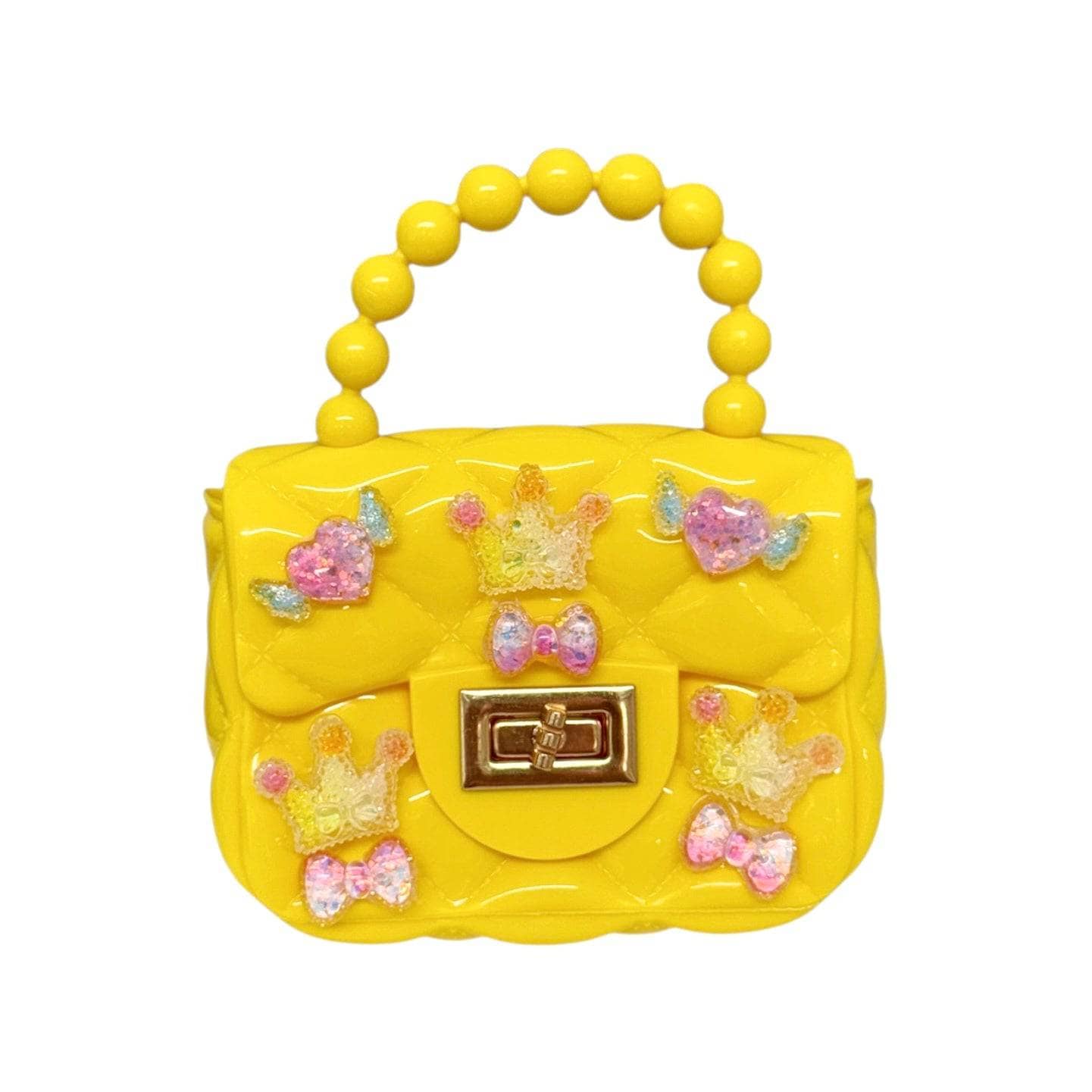Lola + The Boys Accessories Yellow Cutie Charm Mini Purse
