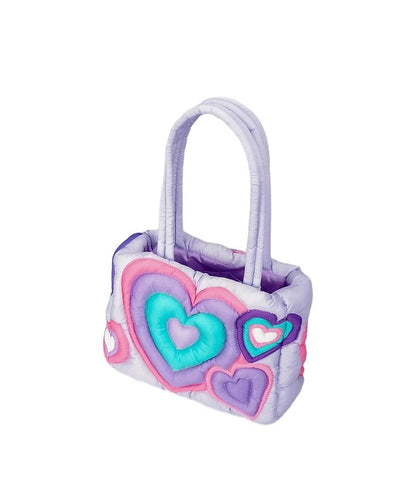Lola + The Boys Accessories Cutie Heart Plush Bag