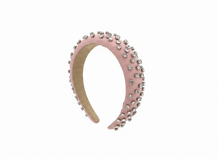 Lotus Accessories Pink Diamond Dazzle Headband