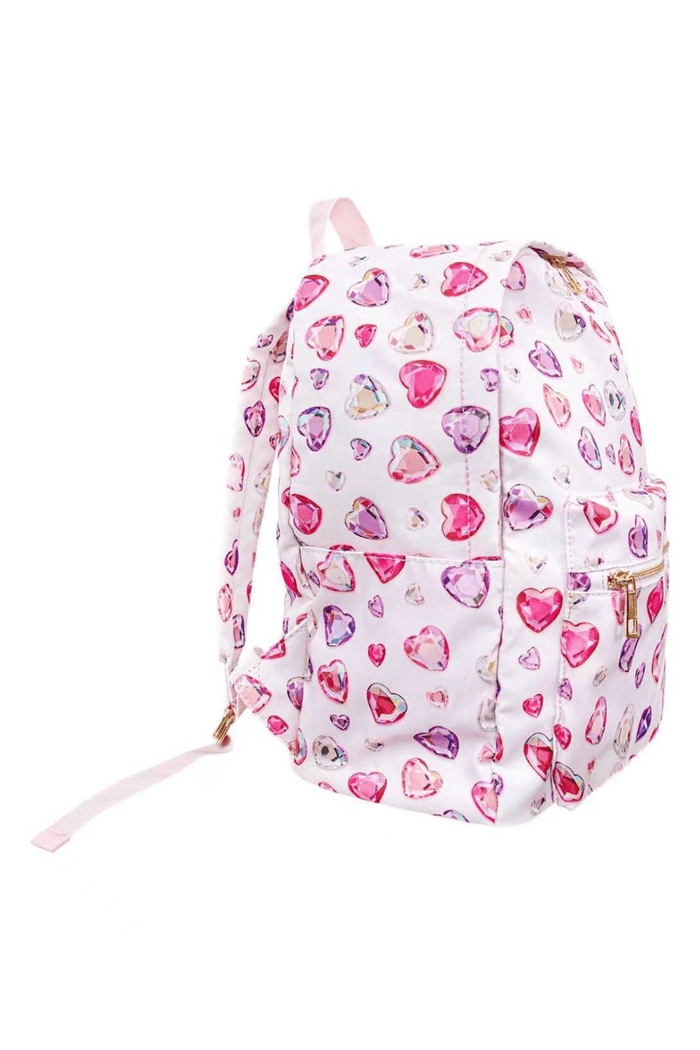 Lola + The Boys Accessories Diamond Hearts Backpack