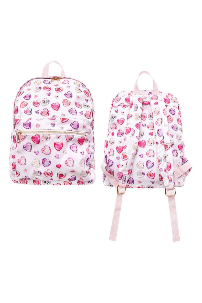 Lola + The Boys Accessories Diamond Hearts Backpack