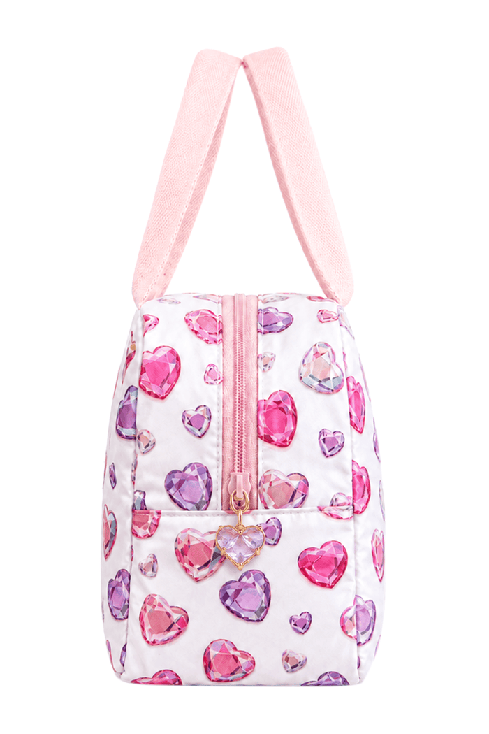 Lola + The Boys Accessories Diamond Hearts Lunch Bag