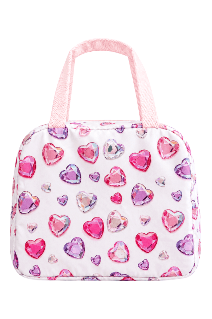 Lola + The Boys Accessories Diamond Hearts Lunch Bag
