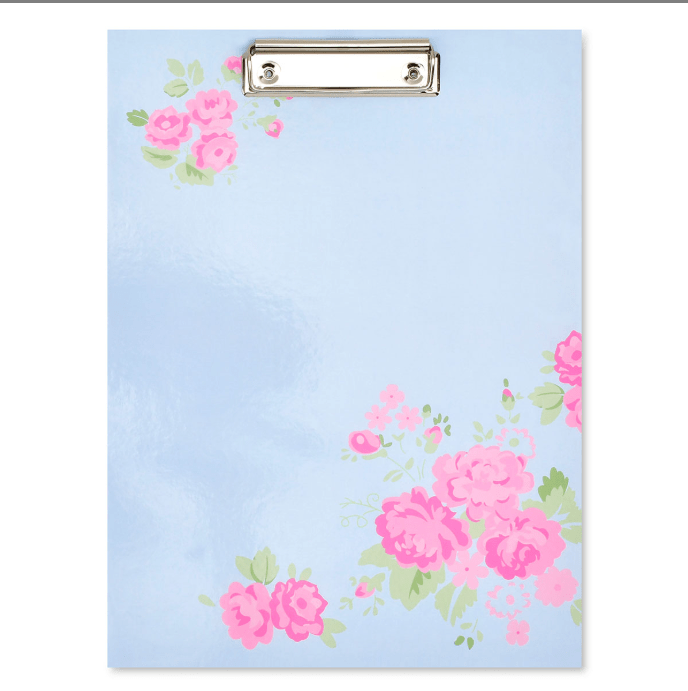 iScream Accessories Ditsy Floral Clipboard Set