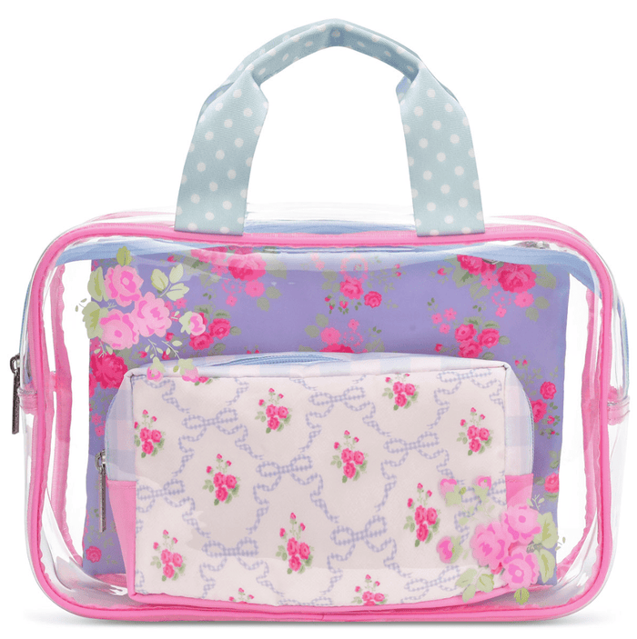 iScream Accessories Ditsy Floral Cosmetic Bag Trio