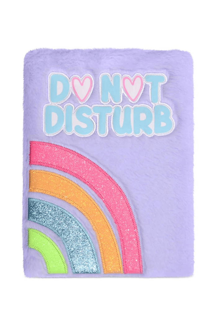 Lola + The Boys Accessories Do Not Disturb Furry Journal