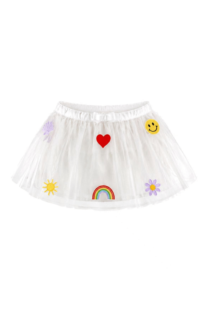 Lola + The Boys Accessories 2/4 Doodle Patch Cover-up Skirt