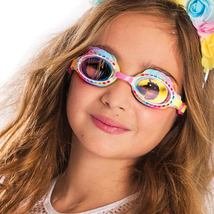 Bling2o Accessories Eunice Rainbow Unicorn Swim Goggles