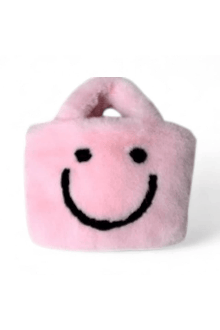 Lola + The Boys Accessories Fuzzy Smiley Purse