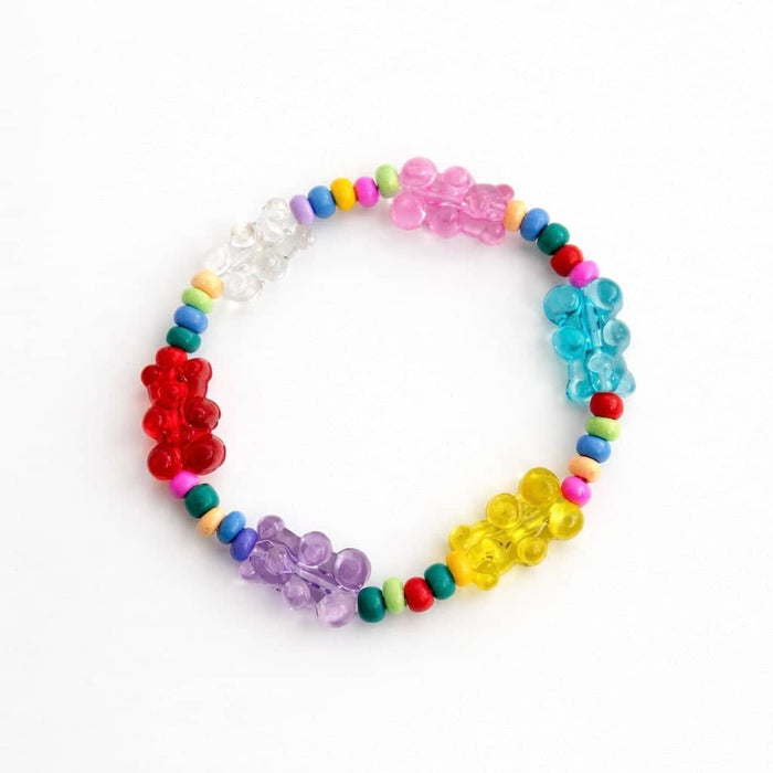 lola-new-arrival Accessories rainbow Gummy Bear Beaded Bracelet