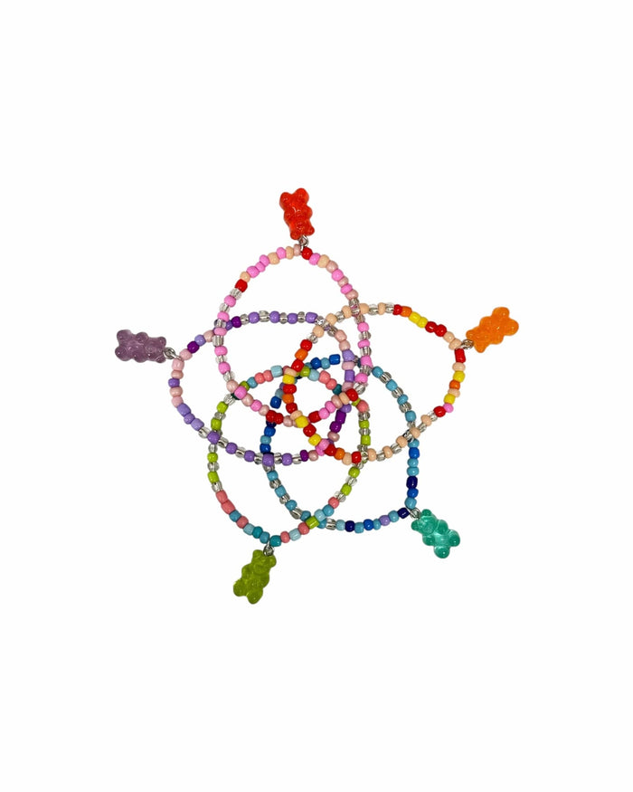 Lola + The Boys Accessories Gummy Bear Beaded Bracelet Set