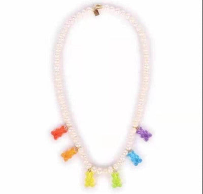 Lola + The Boys Accessories Gummy Bear Pearl Necklace