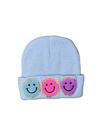 Lola + The Boys Accessories Happy  Emoji Beanie