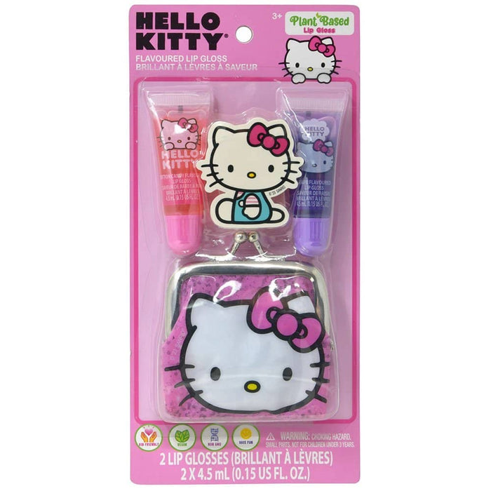 U.P.D. Accessories Hello Kitty® Cosmetics 2pk Lip Tubes with Coin Purse