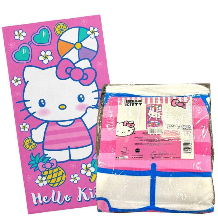 UPD Accessories Hello Kitty Microfiber Beach Towel  - Vacay Kitty
