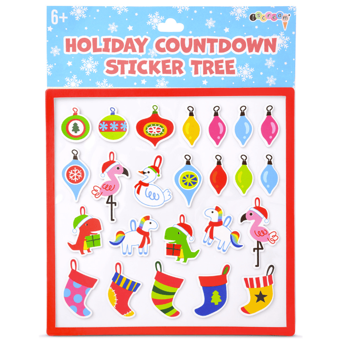 iScream Accessories Holiday Countdown Sticker Tree