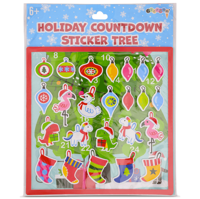 iScream Accessories Holiday Countdown Sticker Tree