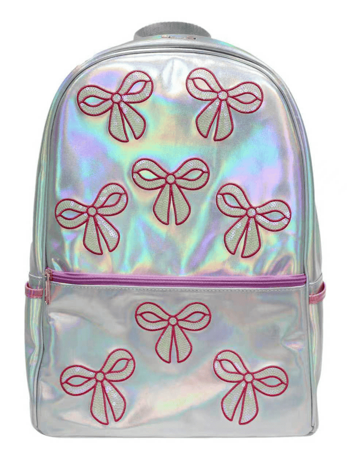 Lola + The Boys Accessories Hologram Bow Backpack