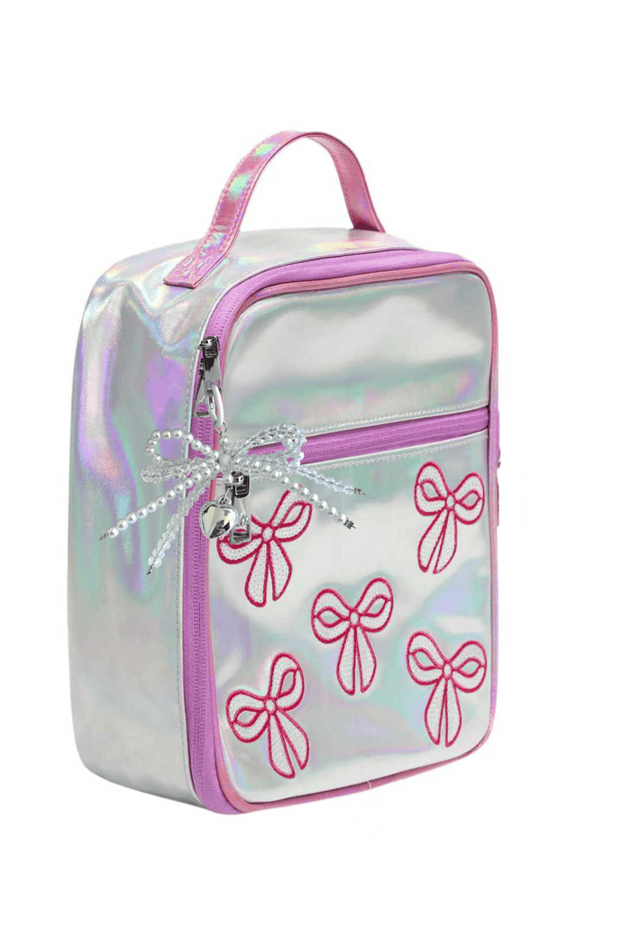 Lola + The Boys Accessories Hologram Bow Lunchbox