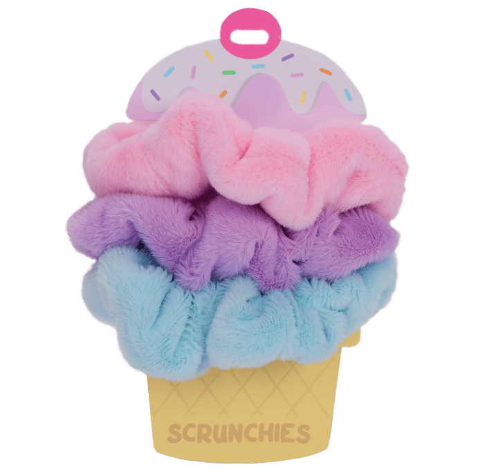 Top Trenz Accessories Ice Cream Scrunchie Set