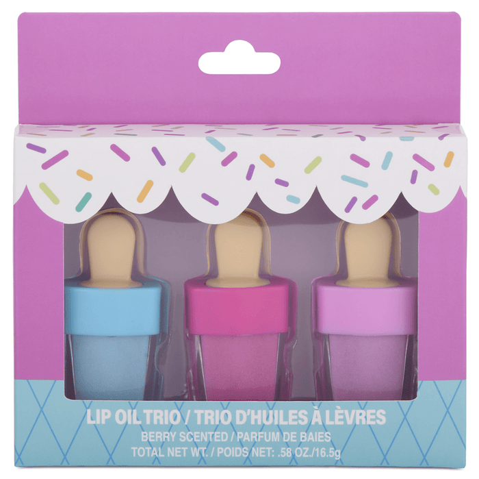 iScream Accessories Ice Pops Lip Oil Trio