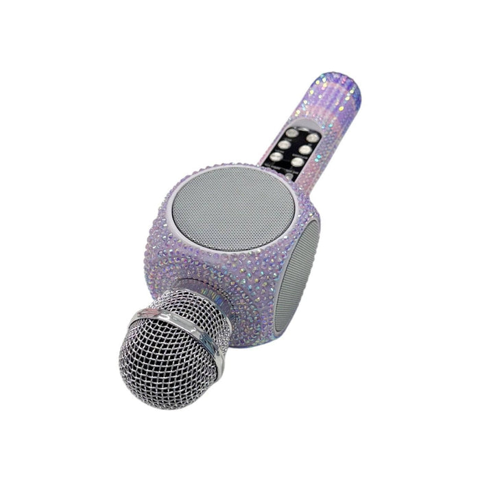 Lola & The Boys Accessories Lavender Candy Bling Karaoke Microphone & Bluetooth Speaker