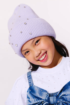 Lavender Gem Beanie