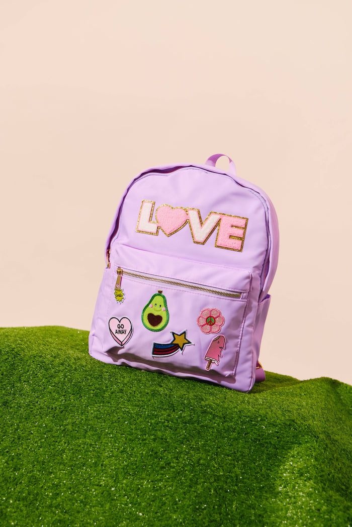 Lola + The Boys Accessories Lavender Patch Backpack
