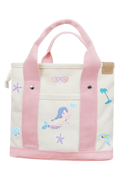 Lola and The Boys Accessories Mermaid Magic Patch Tote