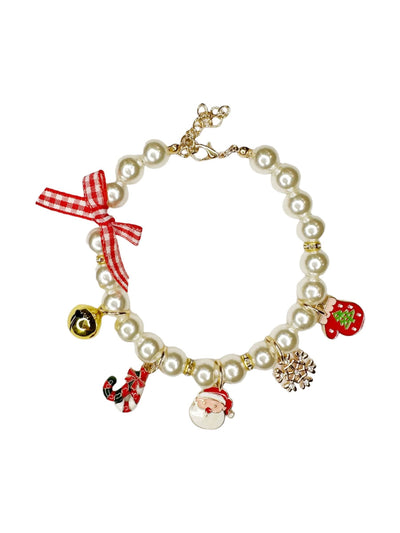 Lola + The Boys Accessories Cute Santa Claus Bracelet / Small Merry Christmas Bracelets