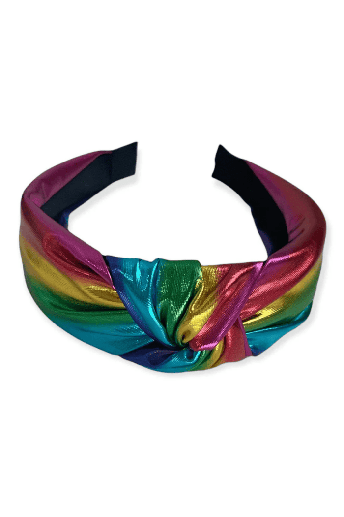 Lola + The Boys Accessories Metallic Knotted Headbands