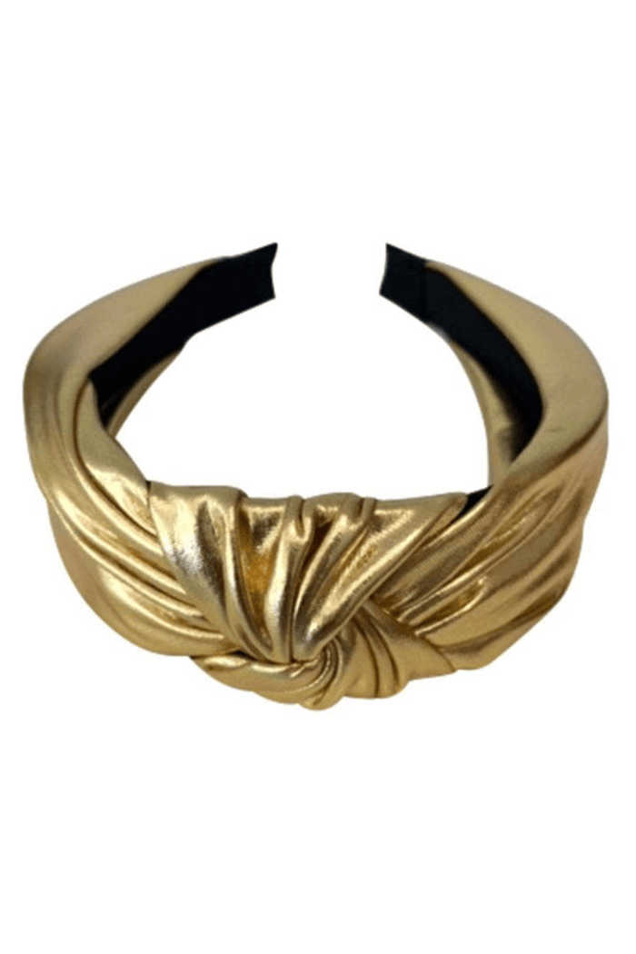 Lola + The Boys Accessories Metallic Knotted Headbands