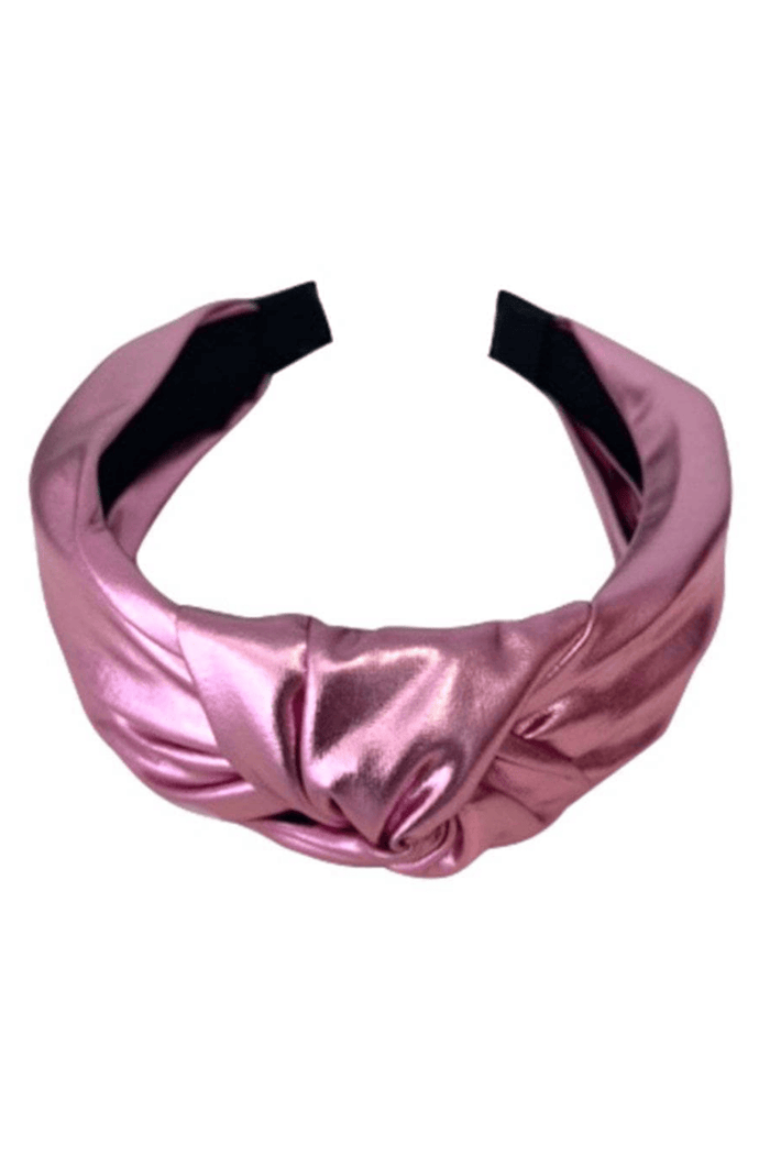 Lola + The Boys Accessories Metallic Knotted Headbands