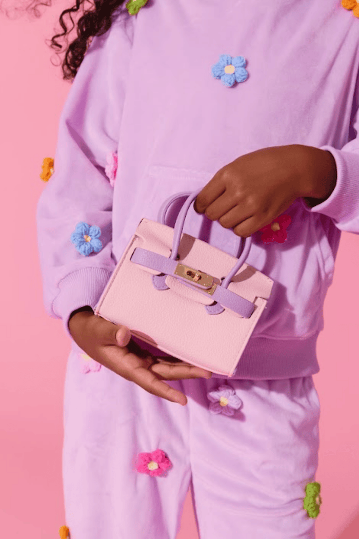 Lola + The Boys Accessories Pink/lavender Mini Kelly Dream Bag