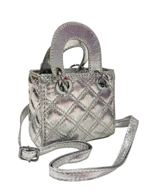 Lola + The Boys Accessories Silver Miss Coco Purse