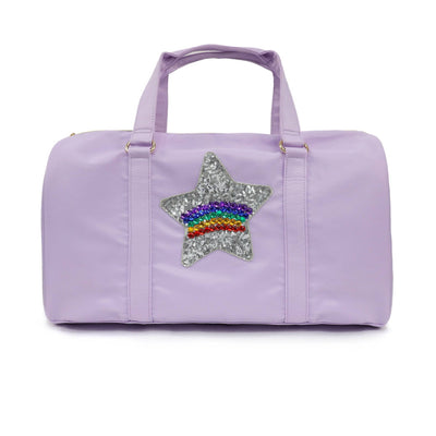 Lola + The Boys Accessories Patch Rainbow Star Weekender Bag