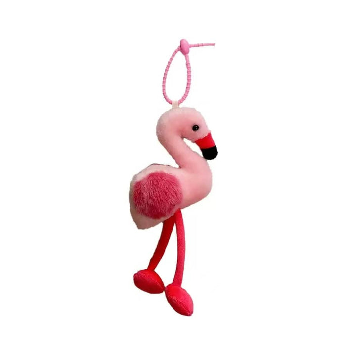 Lotus Accessories Plush Flamingo Bag Charm