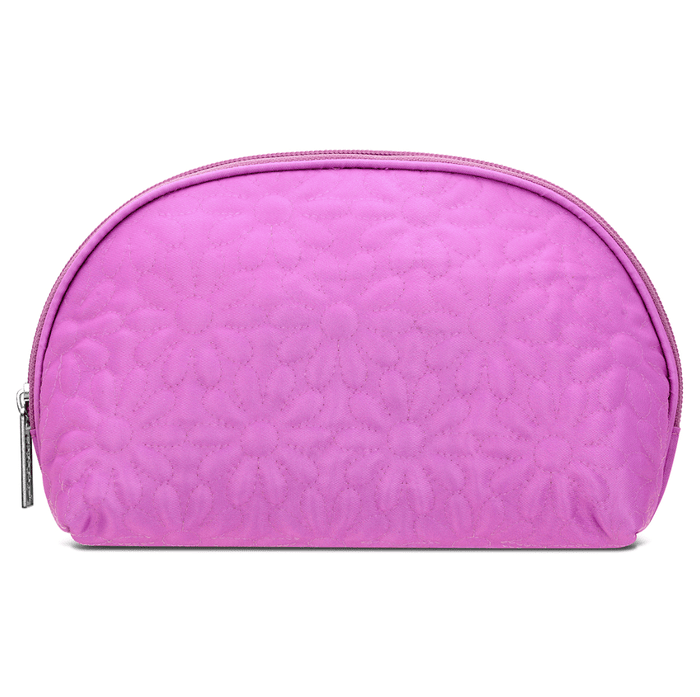 iScream Accessories Puffy Flowers Oval Cosmetic Bag