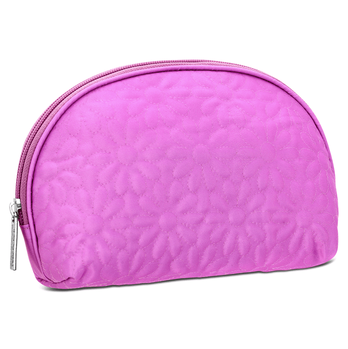 iScream Accessories Puffy Flowers Oval Cosmetic Bag