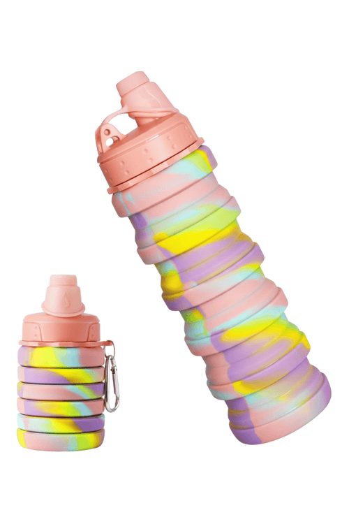 Lola + The Boys Accessories RAINBOW Rainbow Collapsible Water Bottle