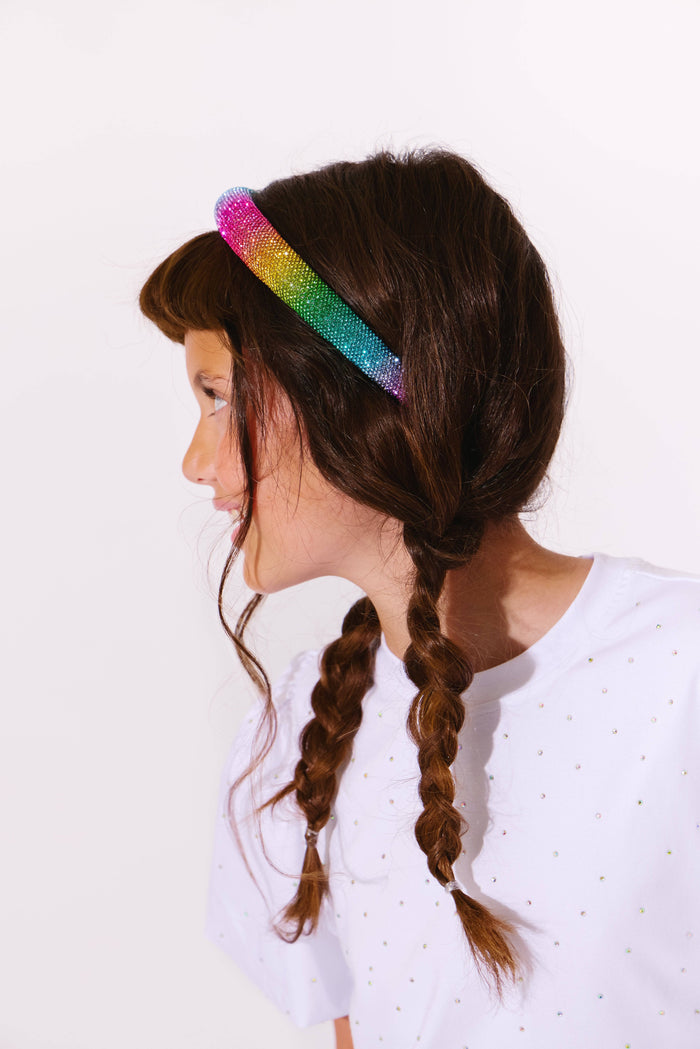 exclude-archive Accessories Rainbow Encrusted Headband