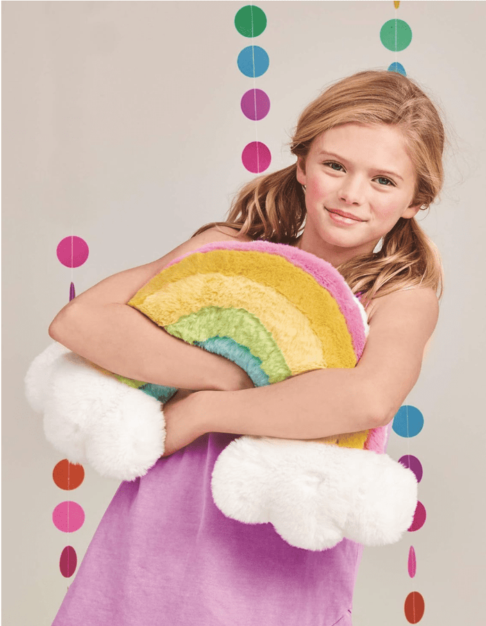iScream Accessories Rainbow Furry Neck pillow