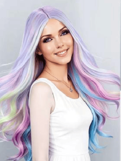 Lola + The Boys Accessories Rainbow Wig