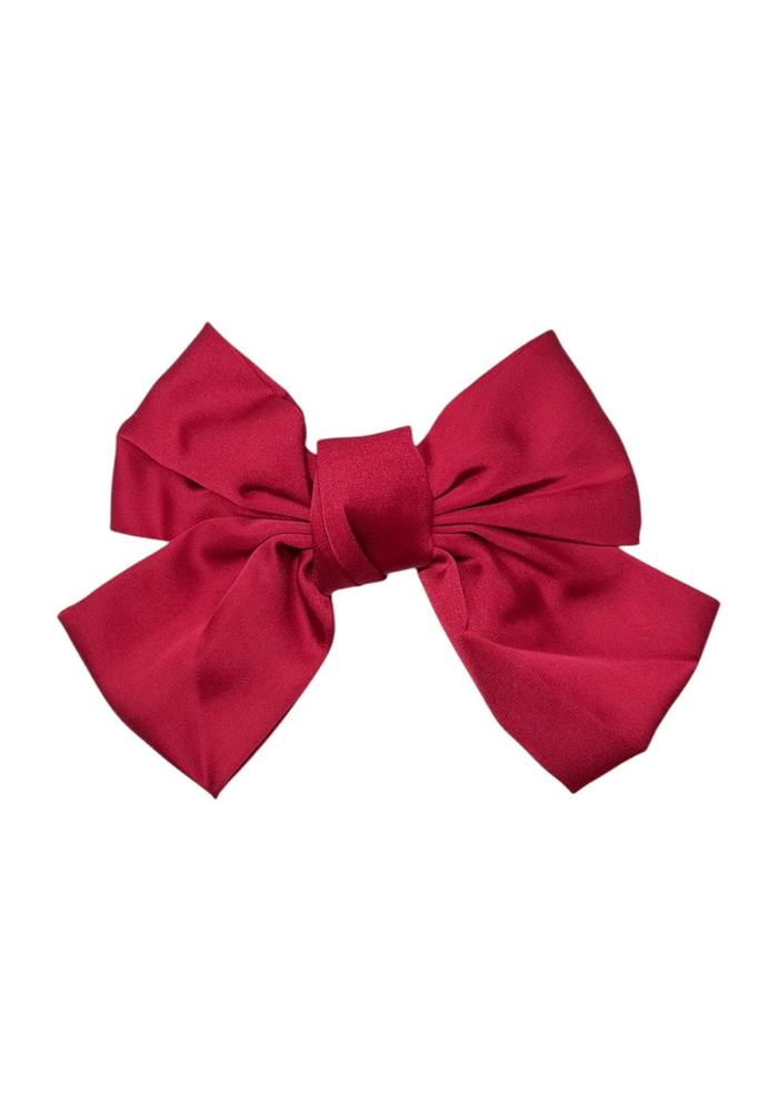 Lola + The Boys Accessories Red Bow Clip