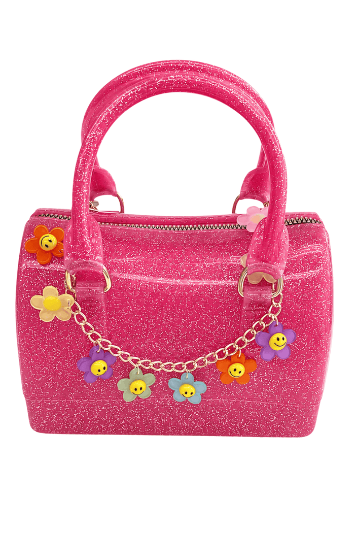 Lola + The Boys Accessories Smiley Flowers Jelly Purse